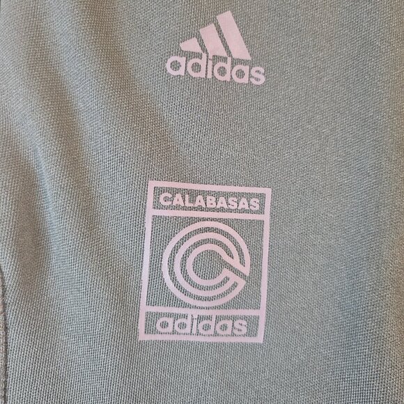 Adidas Calabasas Men's Three-Stripe Track Pants- Size XS - Picture 3 of 9